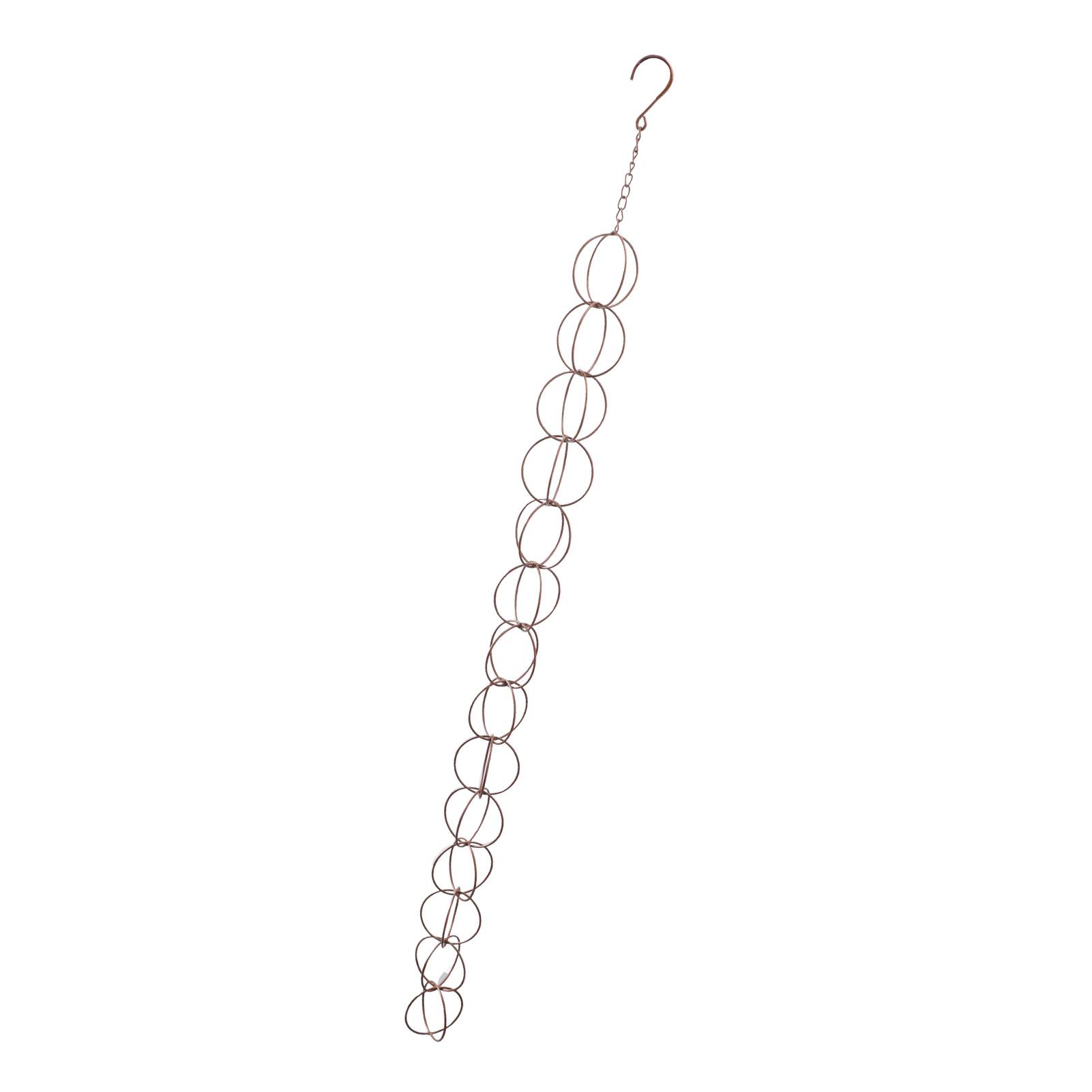 

Metal Rain Chain Wind with Drainage Function Decorative for Home Balcony Patio, Crtes Elegance and Melody