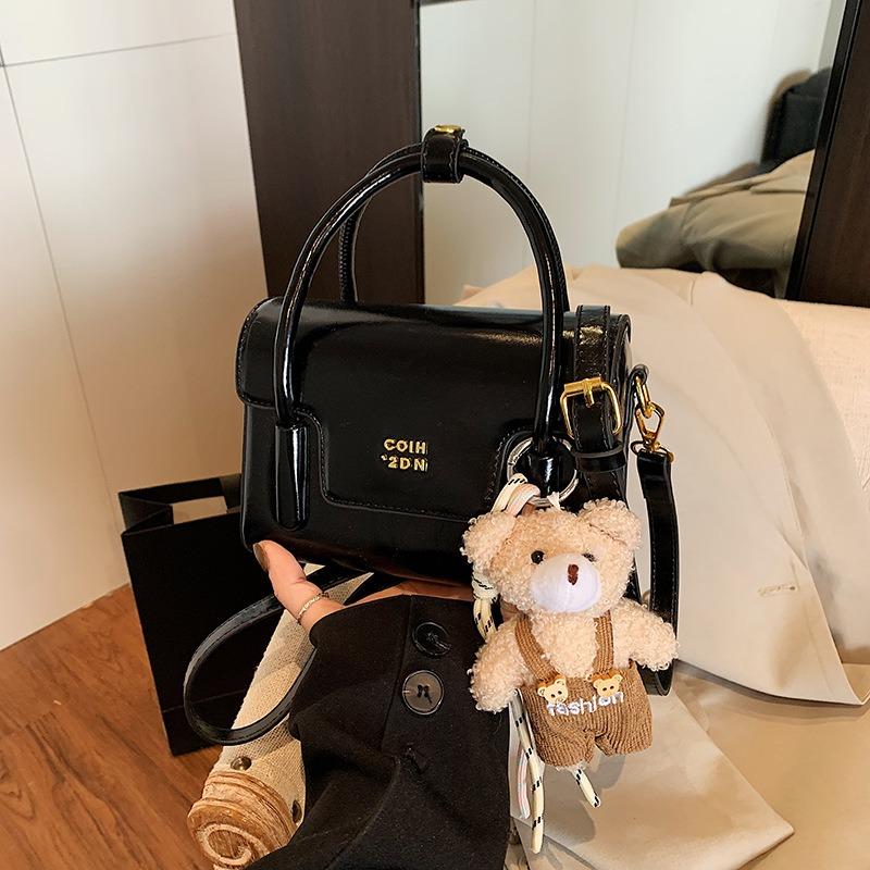 Hand carry simple high-end small square bag spring and summer new fashion shoulder bag trend casual messenger bag