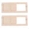 2x Panel wentylacyjny do sauny świerkowej, 13x5.1 cala, Akcesoria