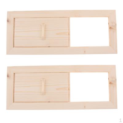 2x Spruce Sauna Air Ventilation Panel, 13x5.1inch, Accessories
