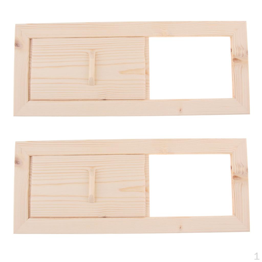 

2 шт. Еловая сауна, вентиляционная панель, 13x5,1 дюйма, аксессуары