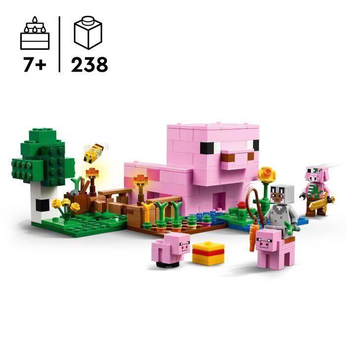 LEGO Minecraft 21268 La maison de Porcelet - Jeu de construction pour enfant dès 7 ans