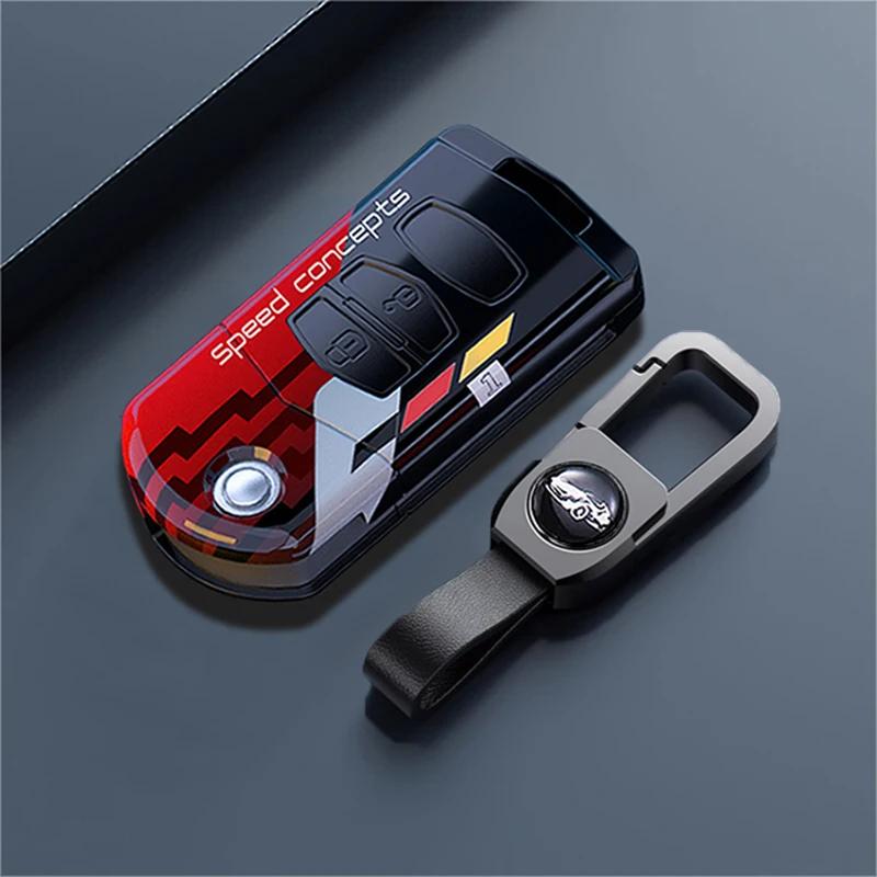 

Hot Interior Mouldings For Mazda Demio 2 3 5 6 M3 M5 M6 CX-5 CX7 CX9 RX8 MX5 MPV 2/3 Buttons TPU Shell Fob Holder Car Key Case C