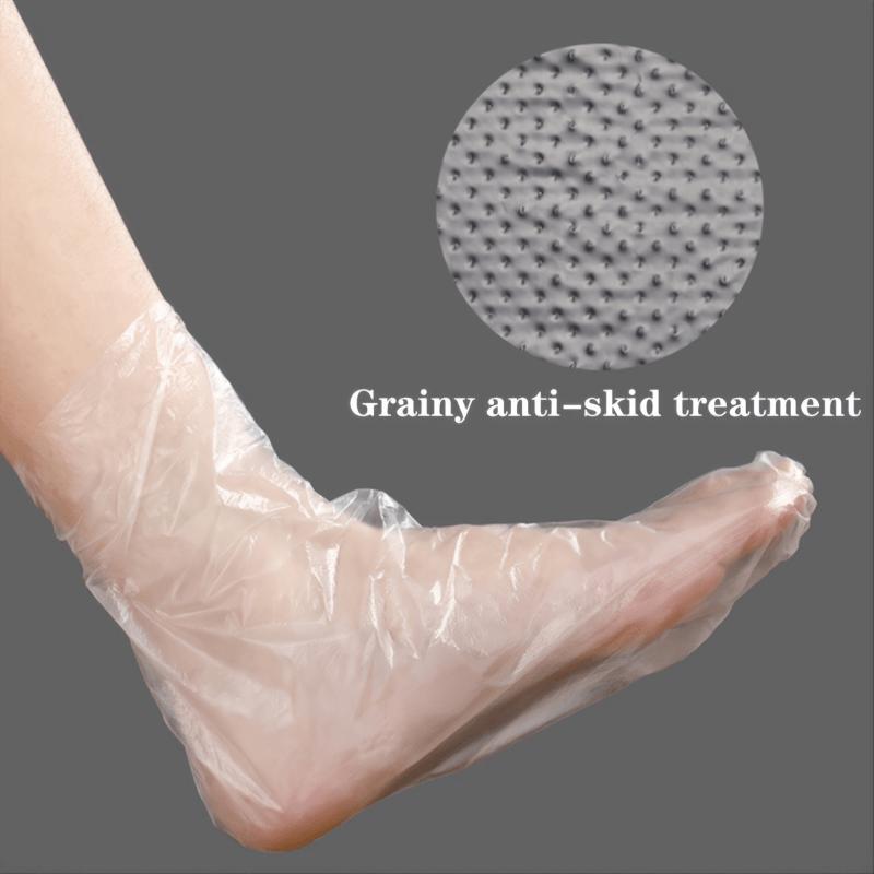 Morbide, Comode 100 Pezzi Copri Piedi Usa e Getta Traspiranti, Perfetti per Trattamenti Home Spa e Uso Quotidiano