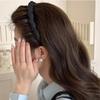 Lace Mesh Hair Hoops Pleated Hair Comb Fashion High Cranium Headband  Hair  Accessories