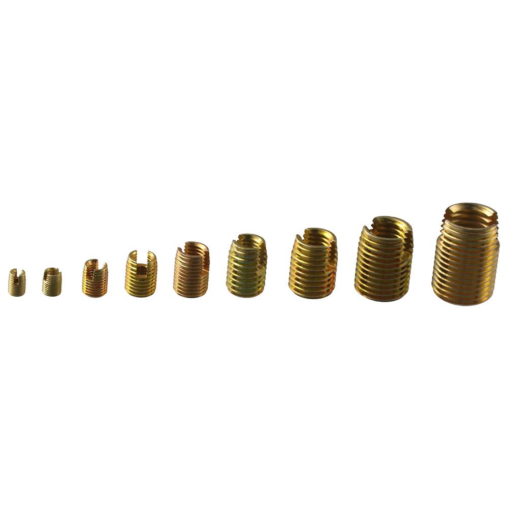 20Pcs 302 Carbon Steel Self Tapping Thread Inserts Various Sizes Thread Repair Inserts for Automotive Rail Vehicle Industry