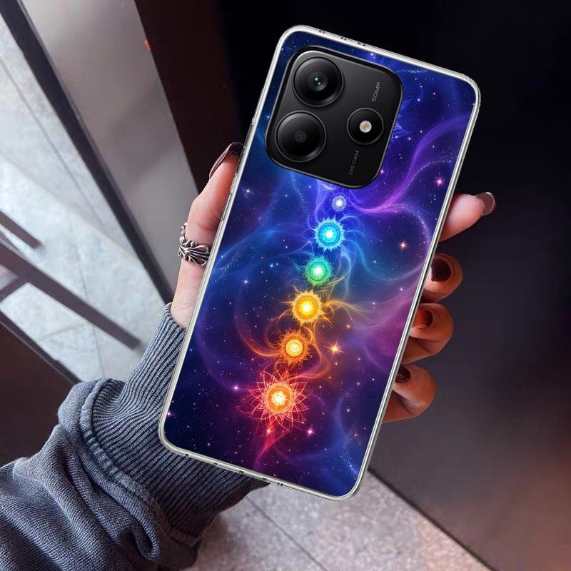 

Yoga Chakra Spiritual Energy Universe Phone Case For Xiaomi Redmi Note 15 14 14S 13 12S 12 Pro Plus 11S 11 10S 10 4G Cover 11E 1 Redmi Note 11T 5G