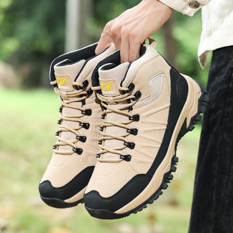 High Quality Men's Winter Cold Protection Warm Snow Boots New Oversized High Top Boots Outdoor Anti slip Mountaineering Shoes