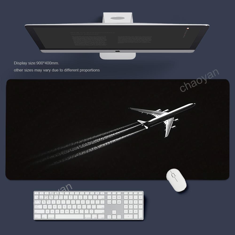 Flight route Mouse Pad Large Computer Office Game Table Mats XXL Rubber Antislip Gaming Keyboard Mousepads Long Desk Pads