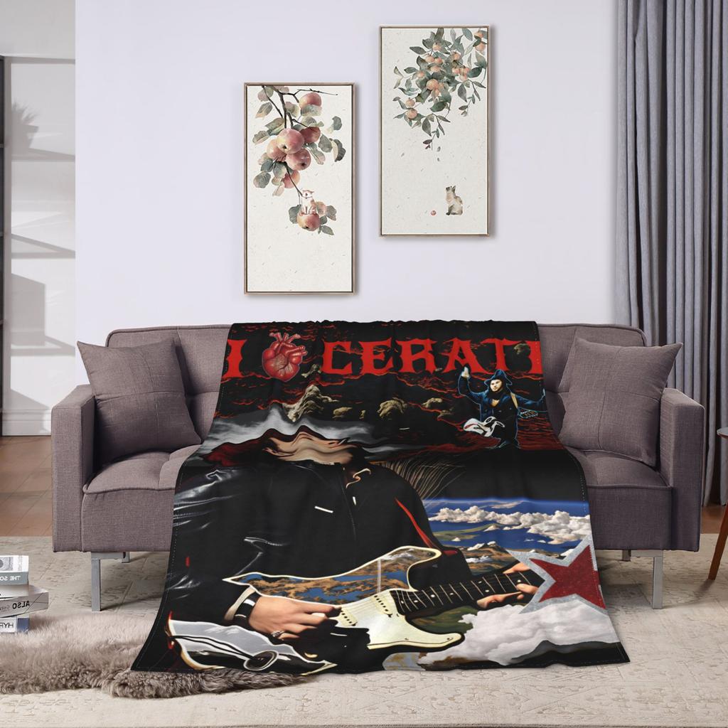 Gustavo Cerati Argentine Singer Plush Blanket Kids Adult Flannel Bedding Throws For Couch Chair Soft Design Quality Bedspread