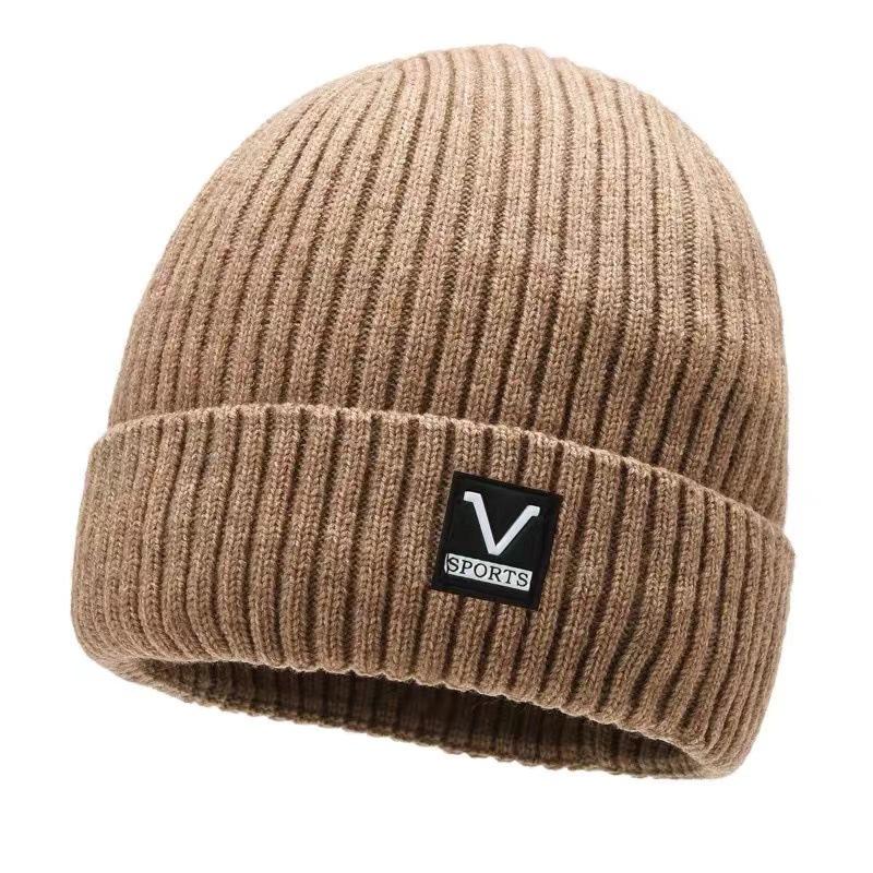 

Knitted Sport Printing Hat Outdoors Warmth Skiing Caps Fashion Unisex Gifts хакі