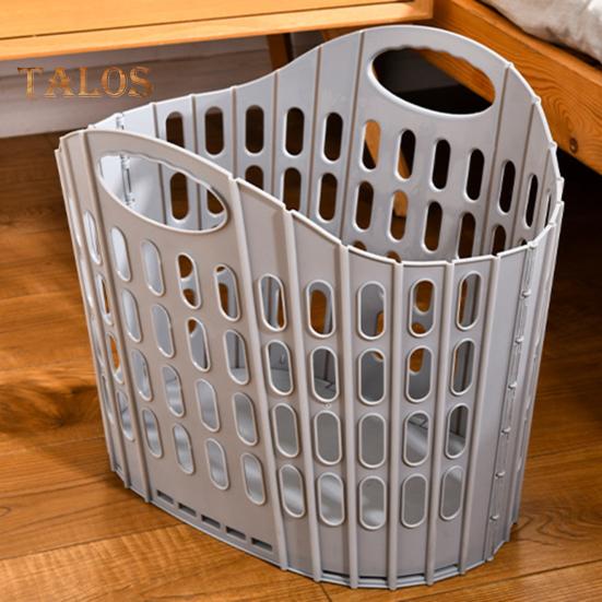 Wäschekorb mit ergonomischem Griff, großes Fassungsvermögen, faltbares Design, belüfteter, multifunktionaler Aufbewahrungskorb