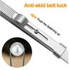 Stainless Steel Precision Tweezers Adjustable Slide Lock Antistatic Jewelry Eyebrow Craft For Electronic Component Repair Tools