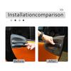 Matte Black Outer Door Handle Cover Trim For Benz Smart Fortwo 451 2009-2015