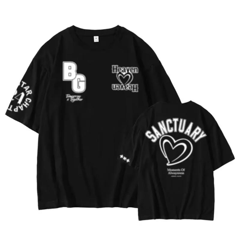 2025 Kpop Koreaanse Trend Sterren Zelfde Stijl Letter Knap The DREAM SHOW ga naar huis T-shirt printe Vrouwen Mannen Zomer Katoenen T-shirt