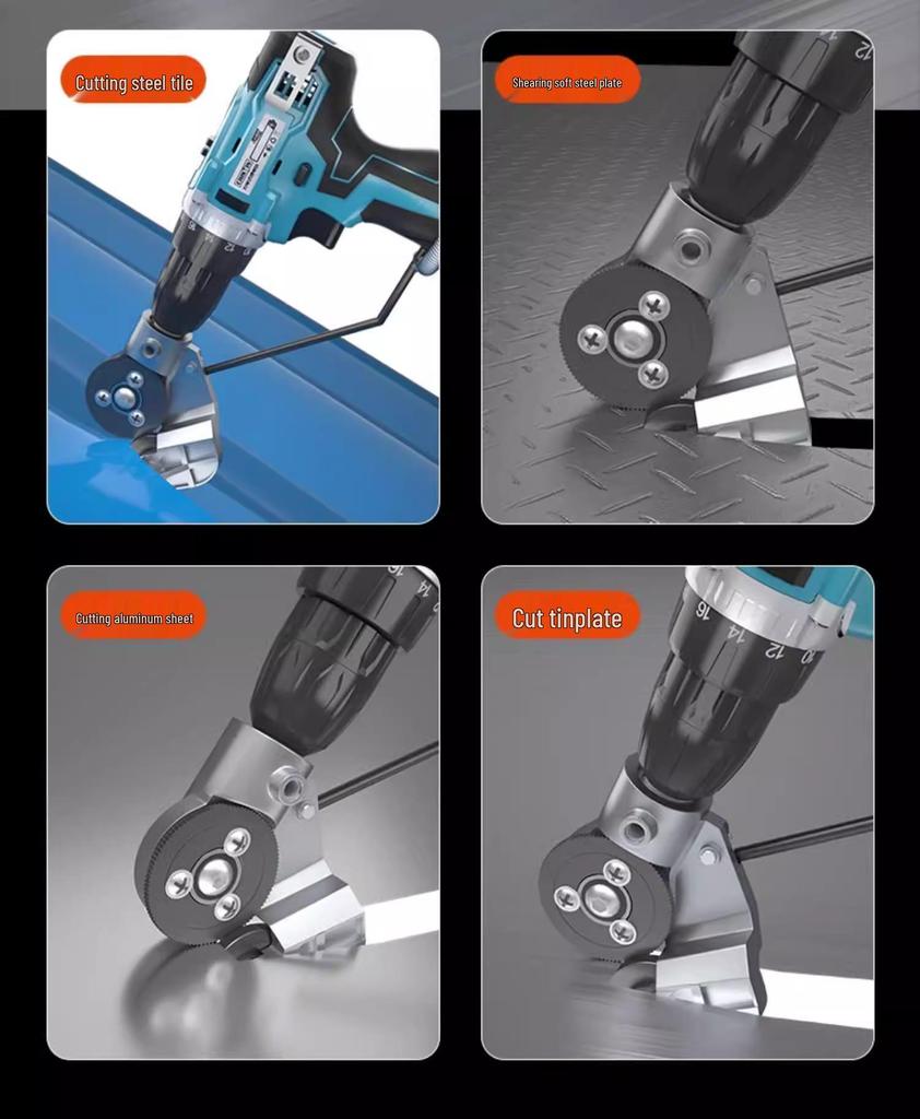 Handheld Electric Drill Metal Shears Conversion Head