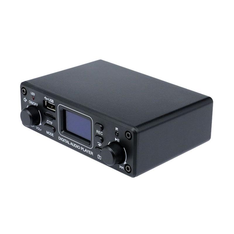 LCD Portable Digital Audio Player with 25W*2 Amplifier High Quality Music Player with Bluetooth/USB/SD/AUX/OPT/REC Features