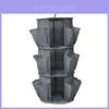 3 Tier Circular Hanging Organizer Oxford Cloth Multipurpose Storage For Shoes Closet Home Decor