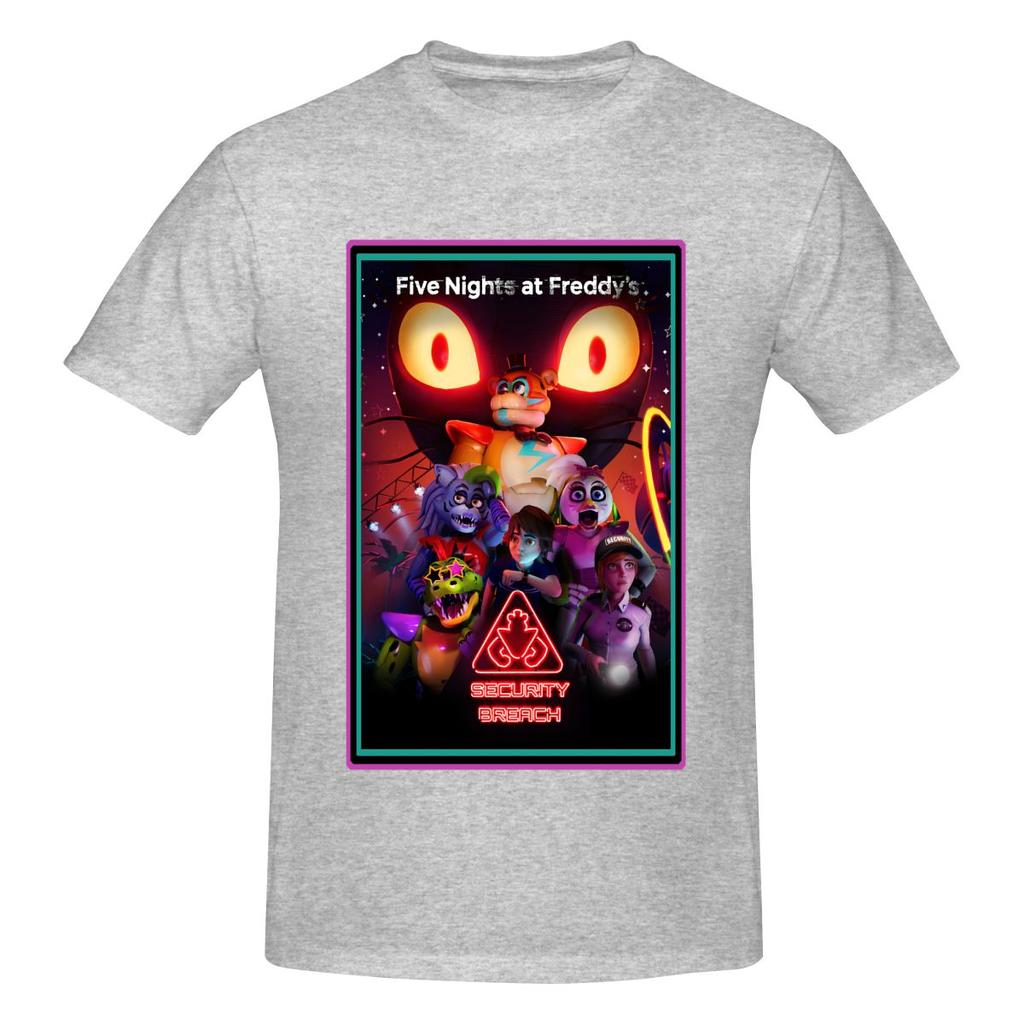 Funny FNAF Halloween Movie Unisexs Tshirt Printed Tops are loose and slim fit Womens Tshirts