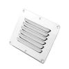 Square Louvered Vent Cover Silver Window Square Vents Marine Boat Air Vent Plate  RV Trailer