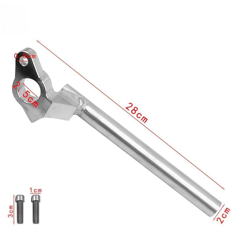 Aluminum Alloy Motorcycle Handlebars Front Handlebar Replacement Parts for Carb R150 XRM RS150 125 Silver Color