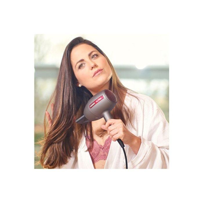 Sèche-cheveux - solac - sh7087 - 2000w - gris - technologie ionic