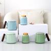 TLAKEHO Ru Kiln Ceramic Tea Infuser Mug