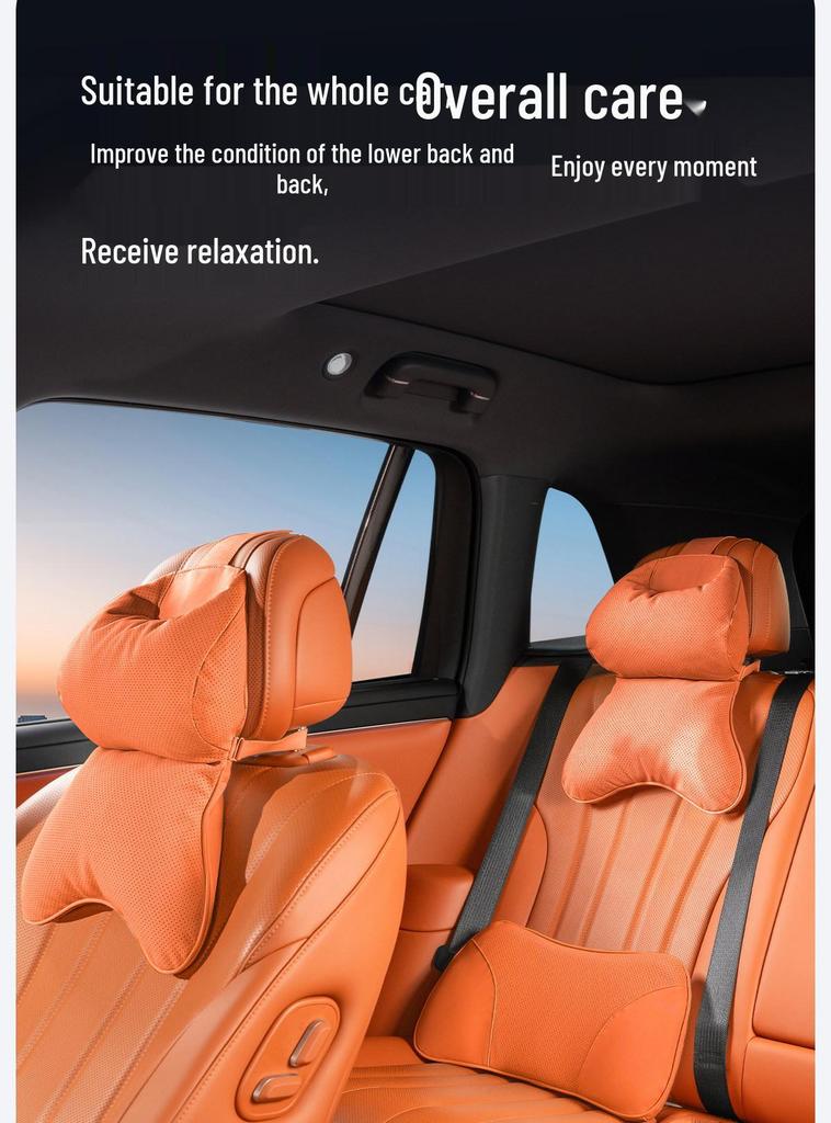 High-Grade Neck and Lumbar Support Pillow for Xiaomi yu7 Car Headrest
