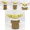 Adorable 25cm Baby Yoda Plush Doll From The Mandalorian With Removable Clothes