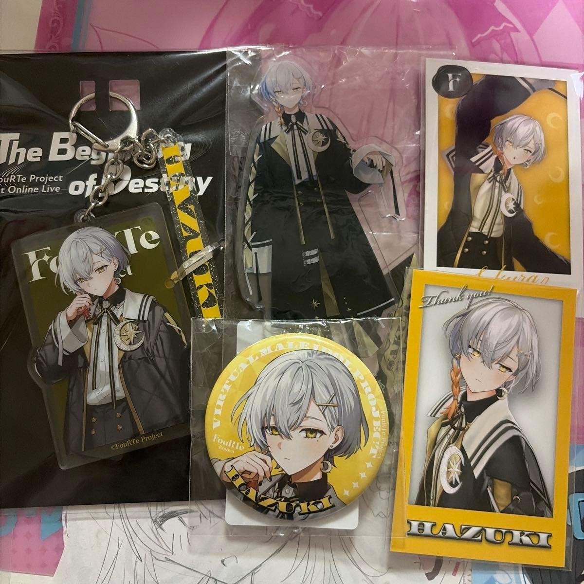 Used FouRTe Project Debut Goods Can Badge Acstar Ackey Hazuki Sakuraku