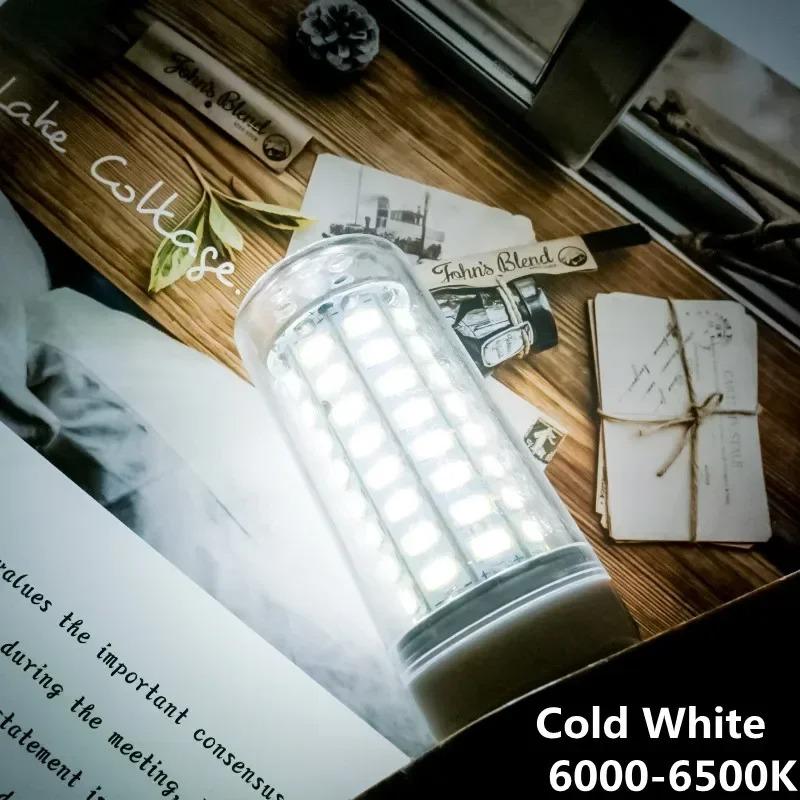 E27 E14 SMD5730 LED Corn Candle Bulb AC220V 24/36/48/56/69/72 LEDs Lampada Bombilla Chandelier Home Decor Light