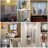 Lace Curtain Swaying Beige Sheer Curtains for Kitchen Living Room Bedroom Window Treatment Short Vintage Floral Embroidery 1 PC