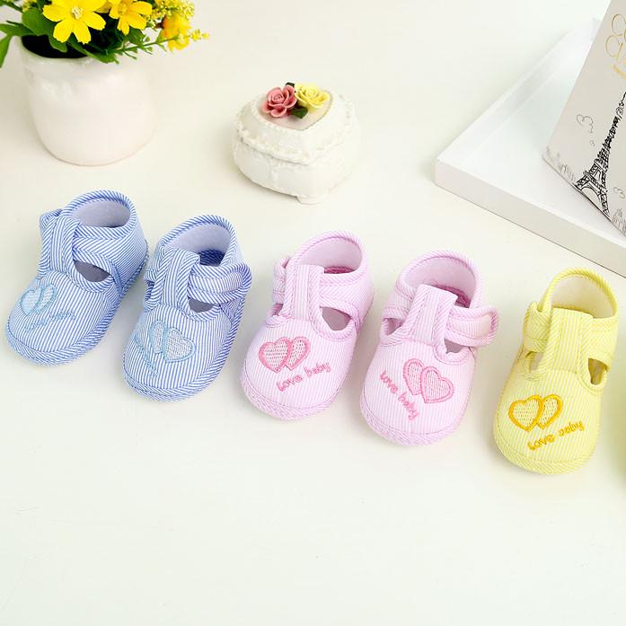 Buy Newborns Gift Unisex Girl Boy Soft Sole Crib Shoe Toddler Canvas