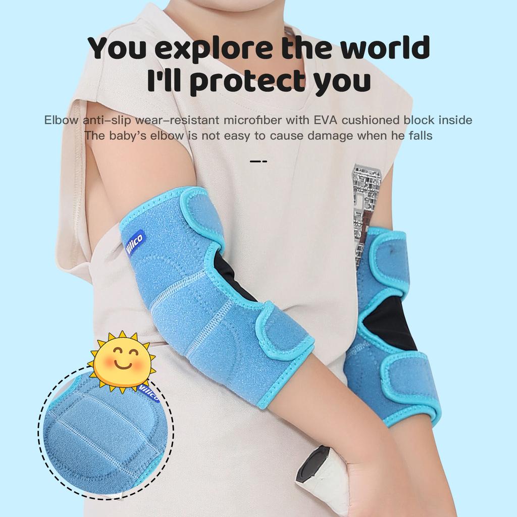 1PC Elastic Elbow Pads Kids Sports Elbow Support Brace Compression Belt Protector Gear Elbow Sleeves Adjustable Elbow Pads