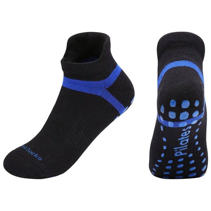 Baumwolle Atmungsaktive Anti-rutsch Frauen Yoga Socken Pilates Socken Sport Fitness Gym Ballett Tanz Socken Terry Socken