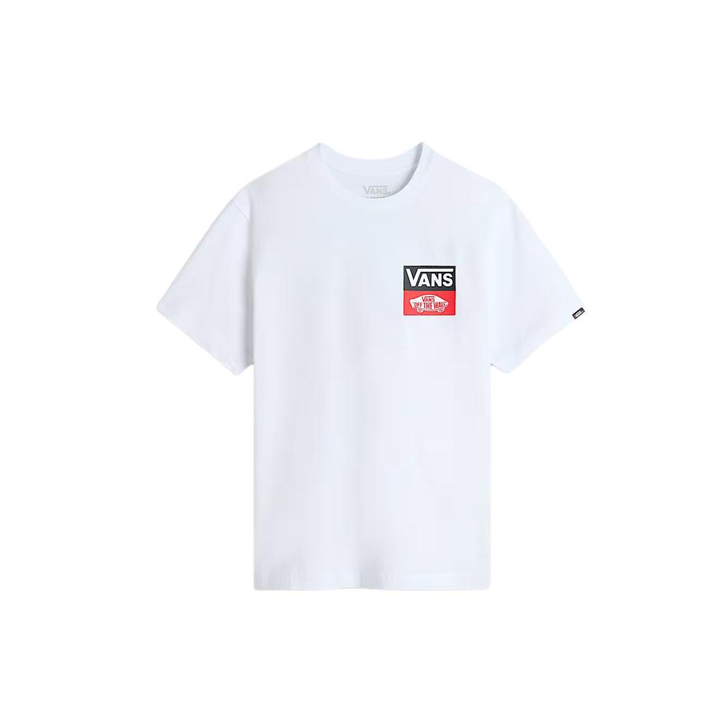 Vans T-Shirt Round Neck Letter Print Short Sleeve Kids Tops White VN000GDGWHT