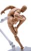 Scale Male Action Super Flexible and Strong Muscle Miniature Figure Body Doll with Interchangeable Hands and Accessory Collection 1/12 Figure, 6-inch