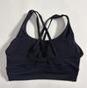 Women's Shockproof Multi-Strap Sports Bra with Chest Pad