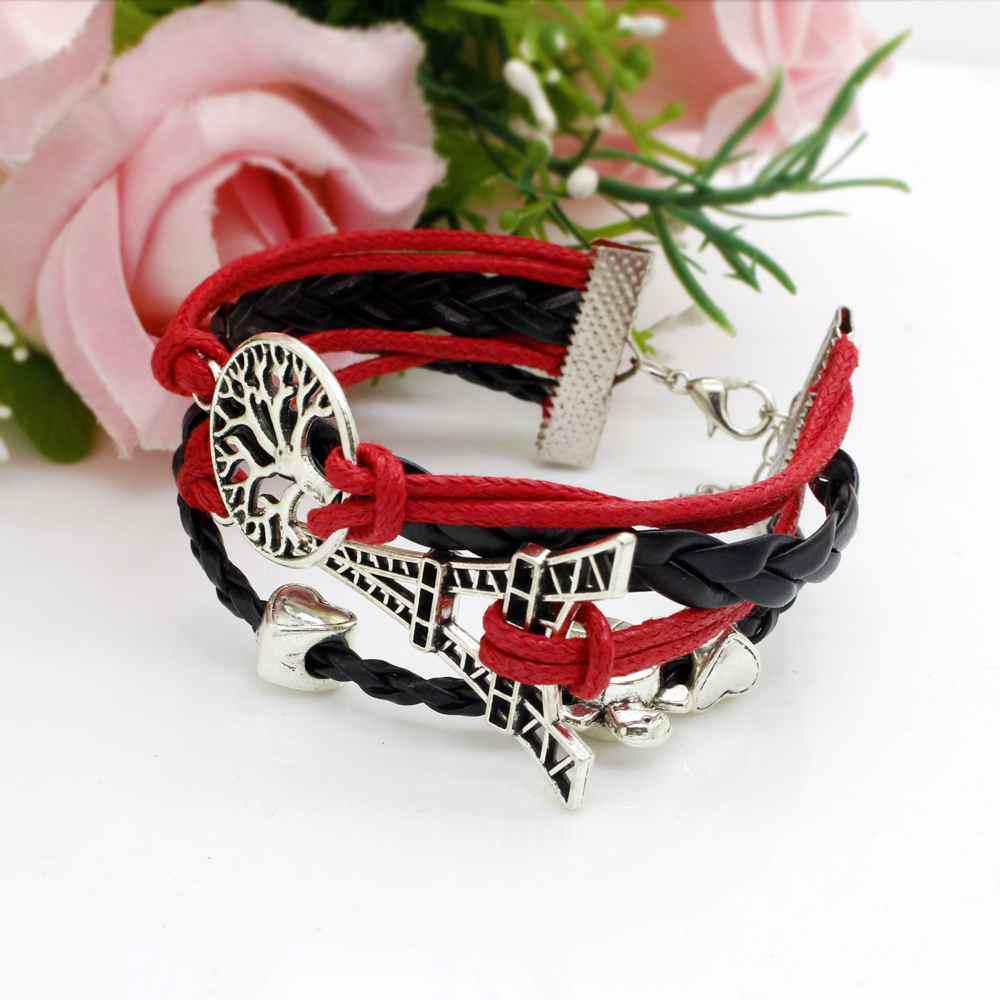 

Новая мода Винтаж Дизайн Женщины Мужчины Якорь Кожаный Модный Браслет Очарование Ювелирные Изделия Подарки 1