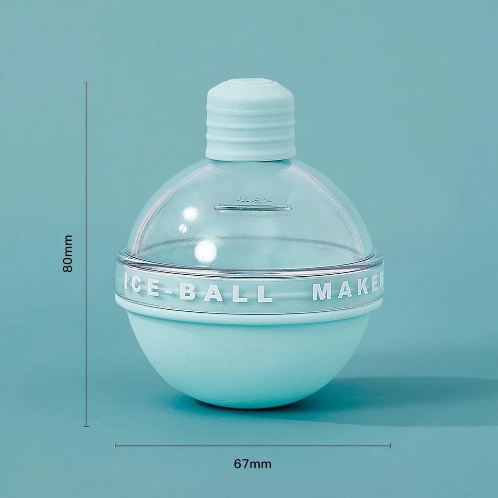 Whiskey Ice Mold Ball, Premium Flexible Silicone Ice Cube Tray with Large Round Ice Balls for Party and Bars ice bucket maker