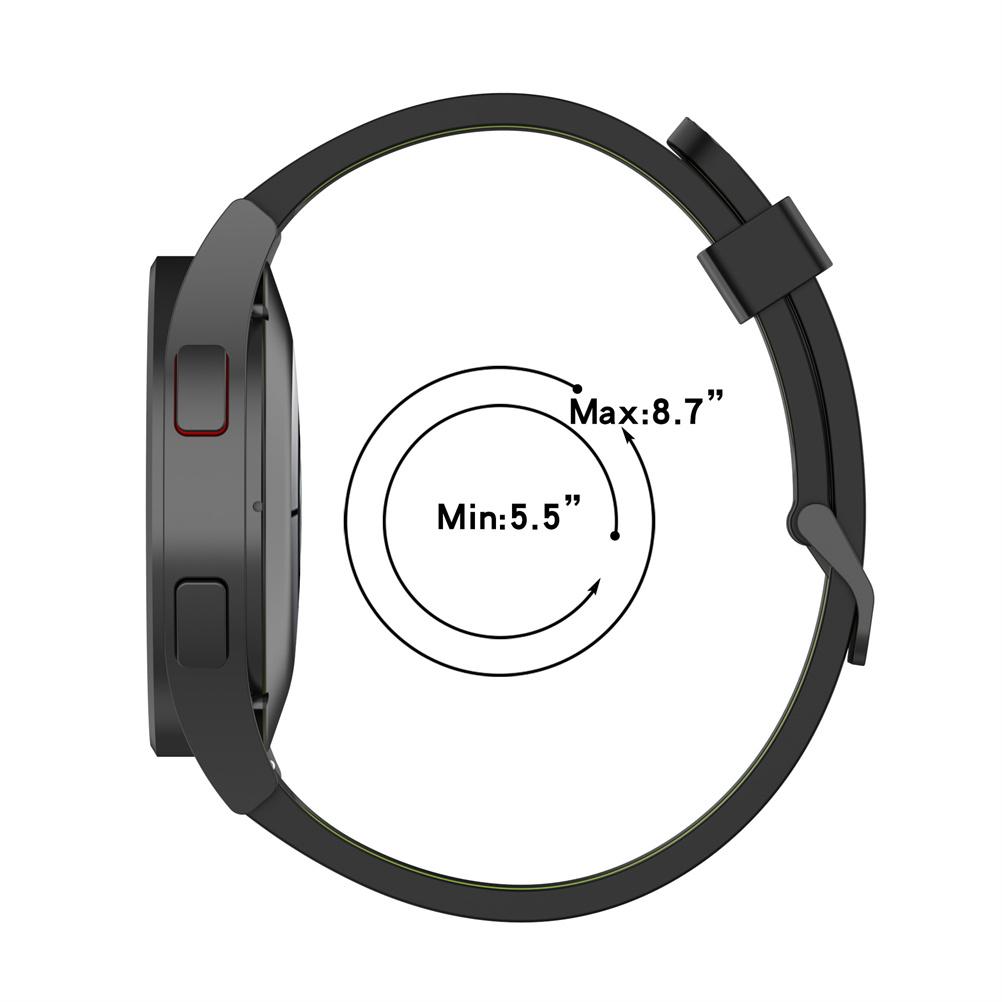 Silicone Replacement Straps Bands 20mm Wristband Compatible for Samsung Galaxy Watch 4 40mm 44mm