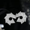 S925 Silver Inlaid Zirconia Earrings: Trendy, Luxurious Ear Drops