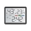 Chinese version simple clock convenient temperature and humidity clock multifunctional magnetic refrigerator clock 802