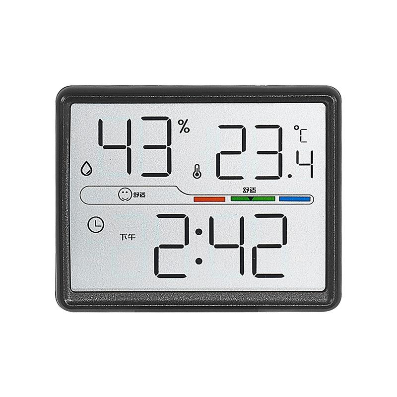 Chinese version simple clock convenient temperature and humidity clock multifunctional magnetic refrigerator clock 802