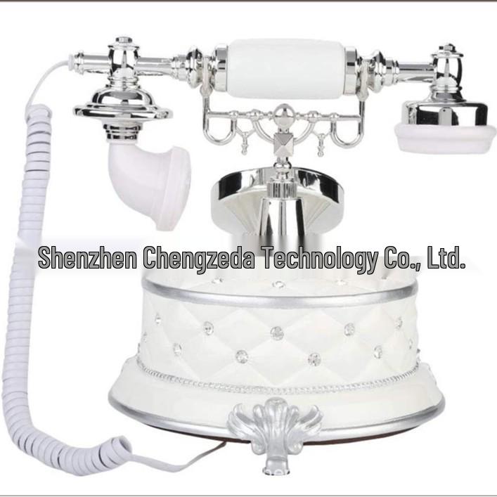 European Style Rhinestone Antique Landline Phone