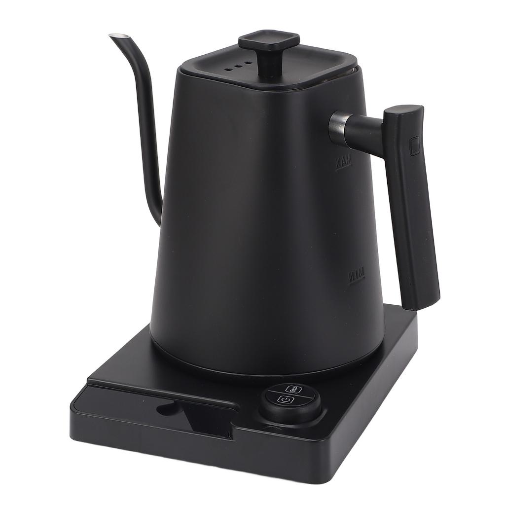 Gooseneck Electric Kettle Temperature Control 304 Stainless Steel LED Screen Pour Over Coffee for
