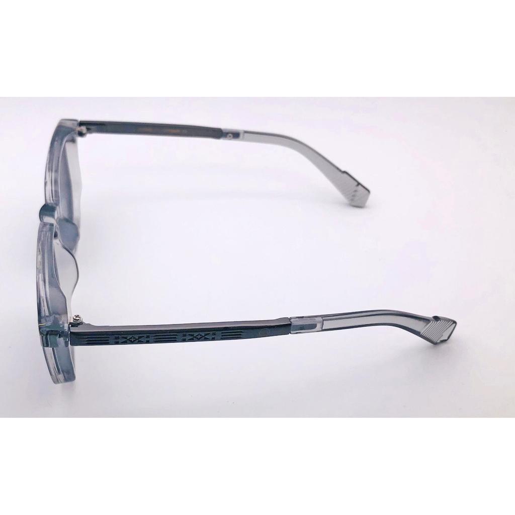 RSINC Unisex Designer Sunglasses UV Protection Square Transprent Grey KH-2310 B0DKTFTJTQ