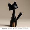 Black Cat DIY Crafts Sweet Cartoon White Cat Model Figurines Decoration Desk Decor Garden Home Office Ornament Miniatures