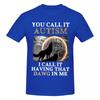 Maglietta Meme Unisex Lo Chiami Autismo Io Lo Chiamo Avere Quel Cane Dentro di Me Vintage Oversize Cotone Girocollo Manica Lunga Maglietta Unisex