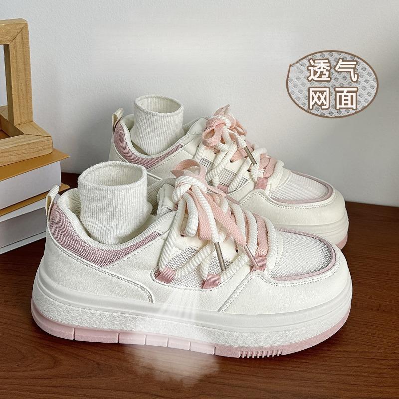 Niche damesschoenen platform witte schoenen dames herfst 2 nieuwe student veelzijdige sportschoenen board schoenen